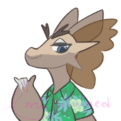 Jacky - Flat Character Bust